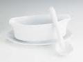 Porcelain Gravy Boat and Stand